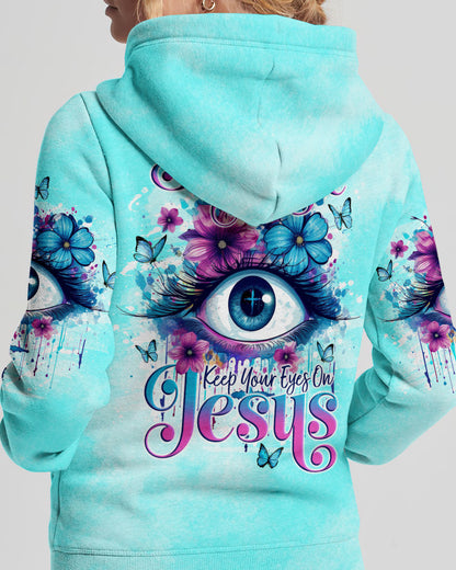 Keep Your Eyes On Jesus Women's All Over Print Shirt - Tlno1110234