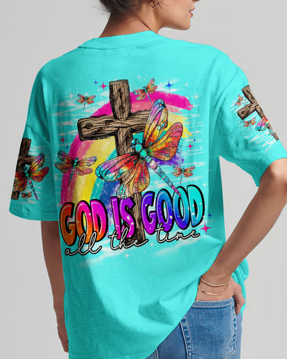 God Is Good Dragonfly Women's All Over Print Shirt - Tlno1409234