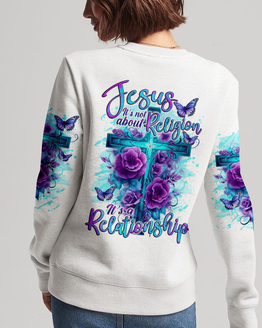 Jesus It's A Relationship Women's All Over Print Shirt - Tlno2809234