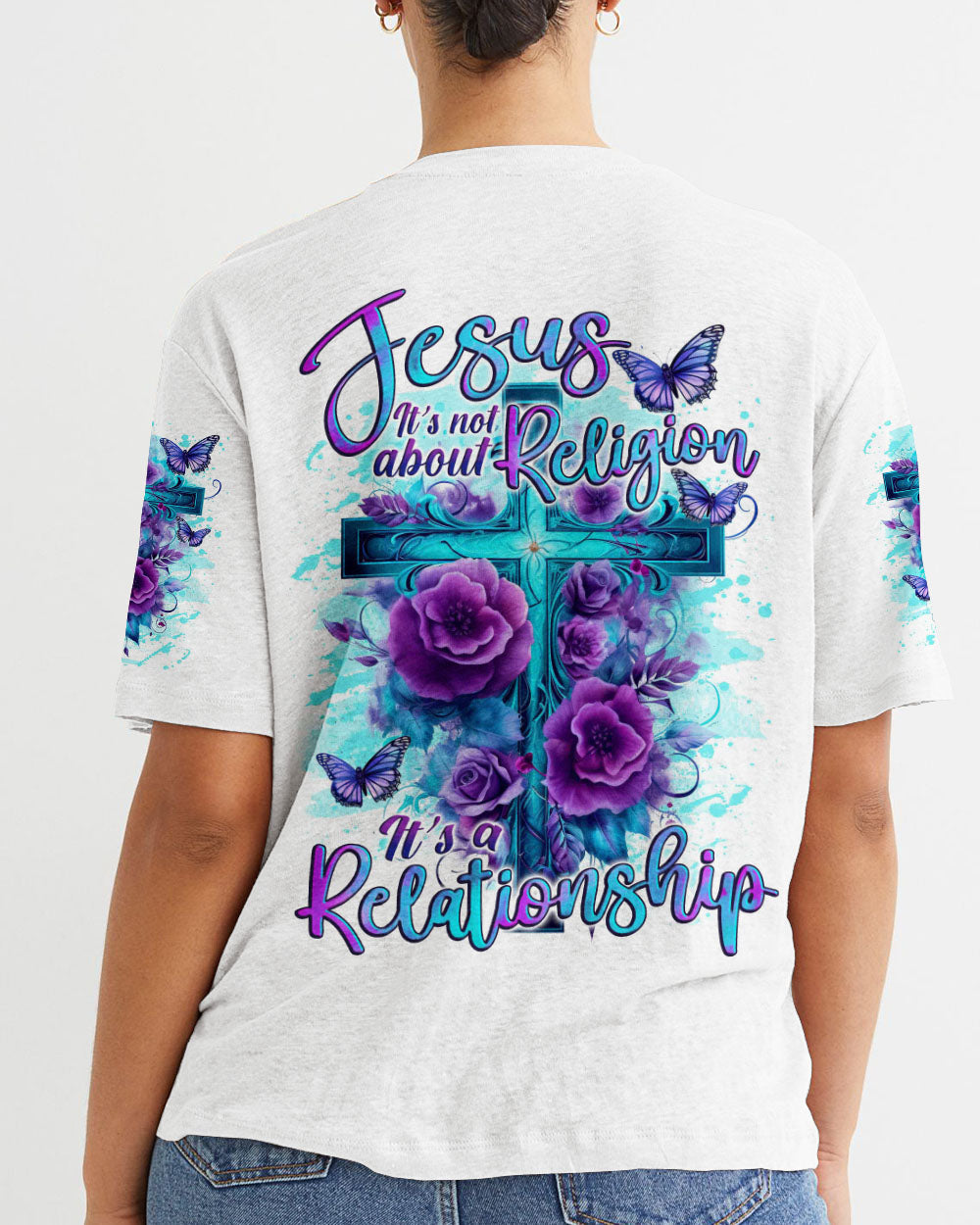 Jesus It's A Relationship Women's All Over Print Shirt - Tlno2809234