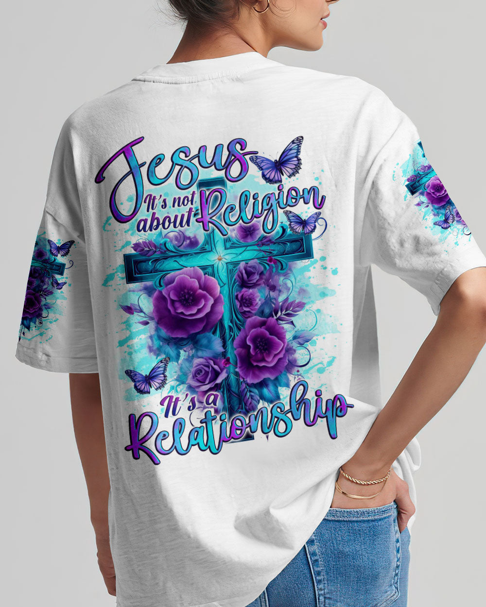 Jesus It's A Relationship Women's All Over Print Shirt - Tlno2809234