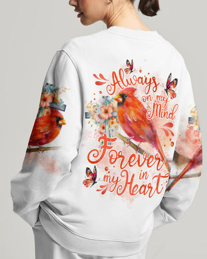 Always On My Mind Forever In My Heart Women's All Over Print Shirt - Tlno3108234