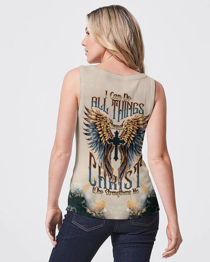 I Can Do All Things Through Christ Wings Women's All Over Print Shirt - Tlnt0408231