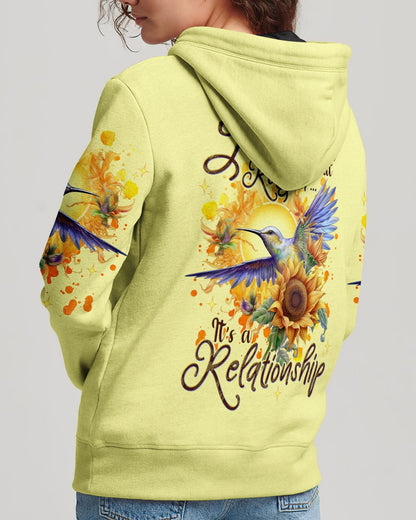 Jesus It's A Relationship Women's All Over Print Shirt - Tlnt0609234