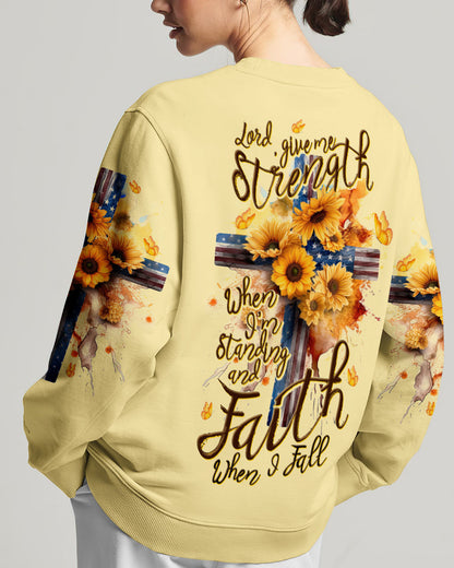 Lord Give Me Strength Women's All Over Print Shirt - Tlnt1008235