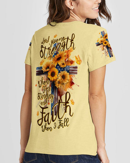 Lord Give Me Strength Women's All Over Print Shirt - Tlnt1008235