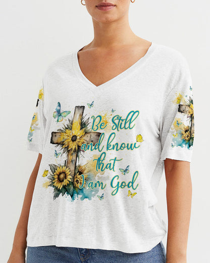 Be Still And Know That I Am God Women's All Over Print Shirt - Tlnt1409233