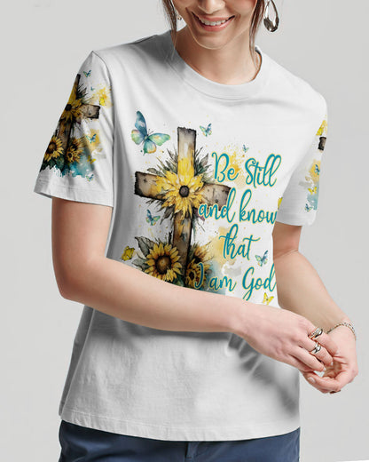 Be Still And Know That I Am God Women's All Over Print Shirt - Tlnt1409233