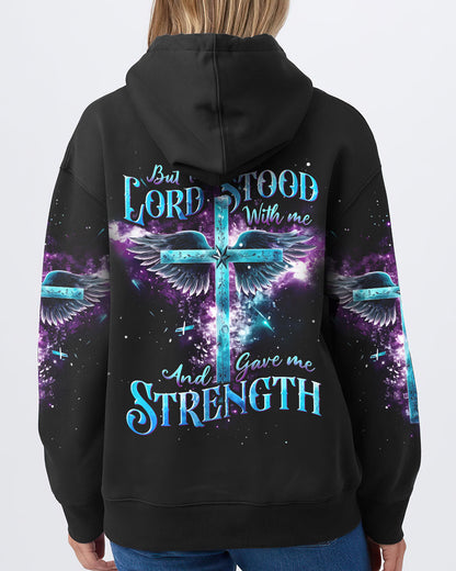 But The Lord Stood With Me Cross Wings Women's All Over Print Shirt - Tlnt1809232