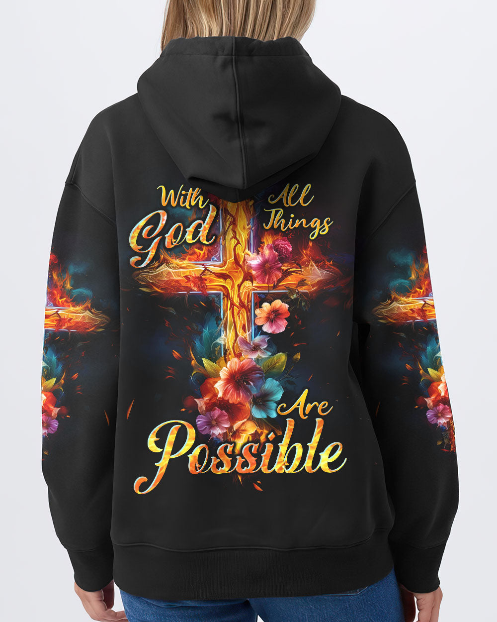 With God All Things Are Possible Women's All Over Print Shirt - Tlnt2809234