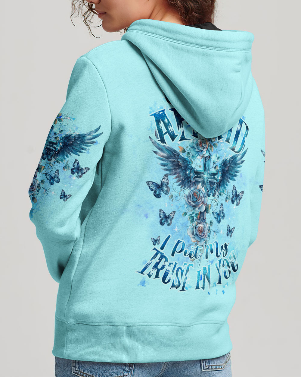 I Put My Trust in You Cross Wings Women's All Over Print Shirt - Tlnz0403244