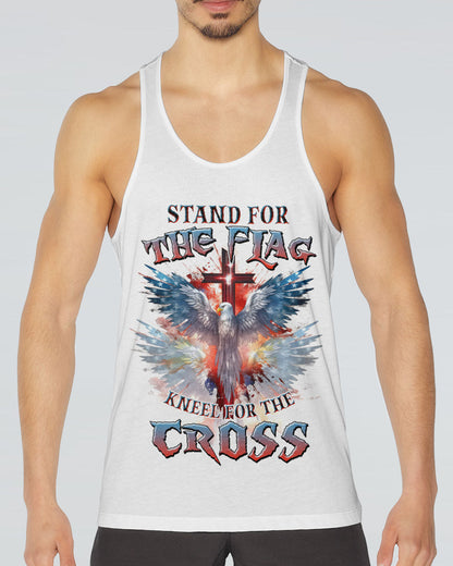 Stand For The Flag Kneel For The Cross Eagle Men's All Over Print Shirt - Tlnz1008239