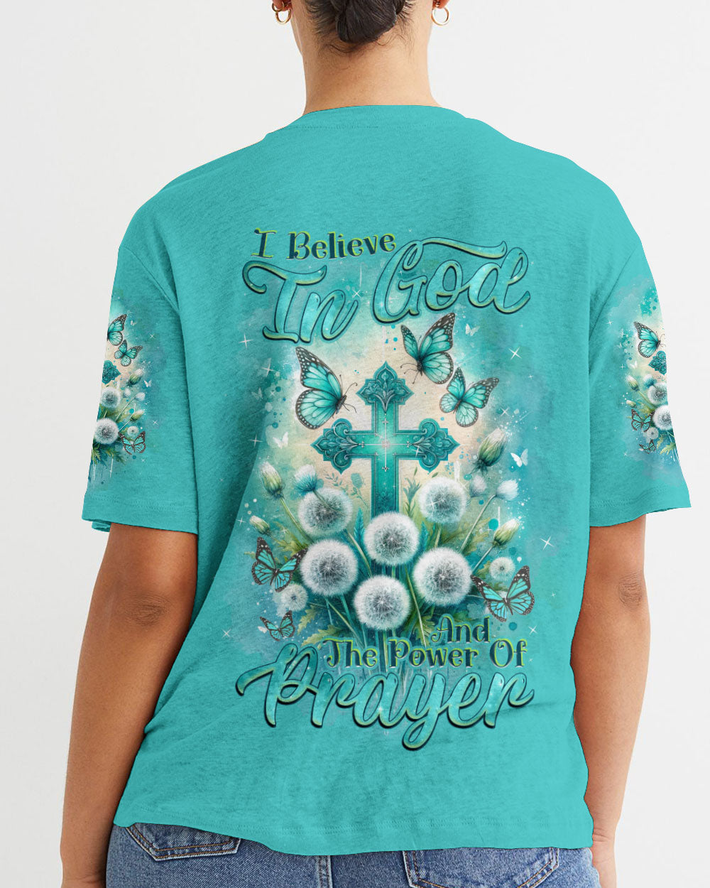 I Believe In God Women's All Over Print Shirt - Tlnz1111234