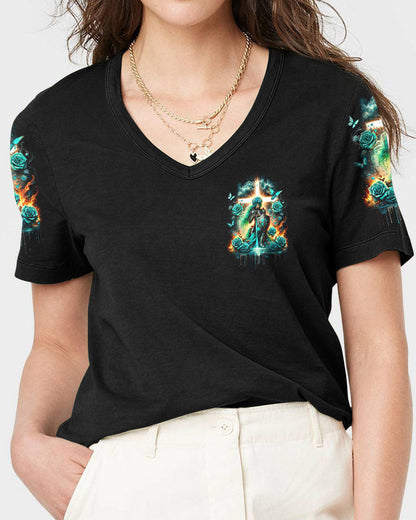 She Who Kneels Before God Women's All Over Print Shirt - Tlnz1601241