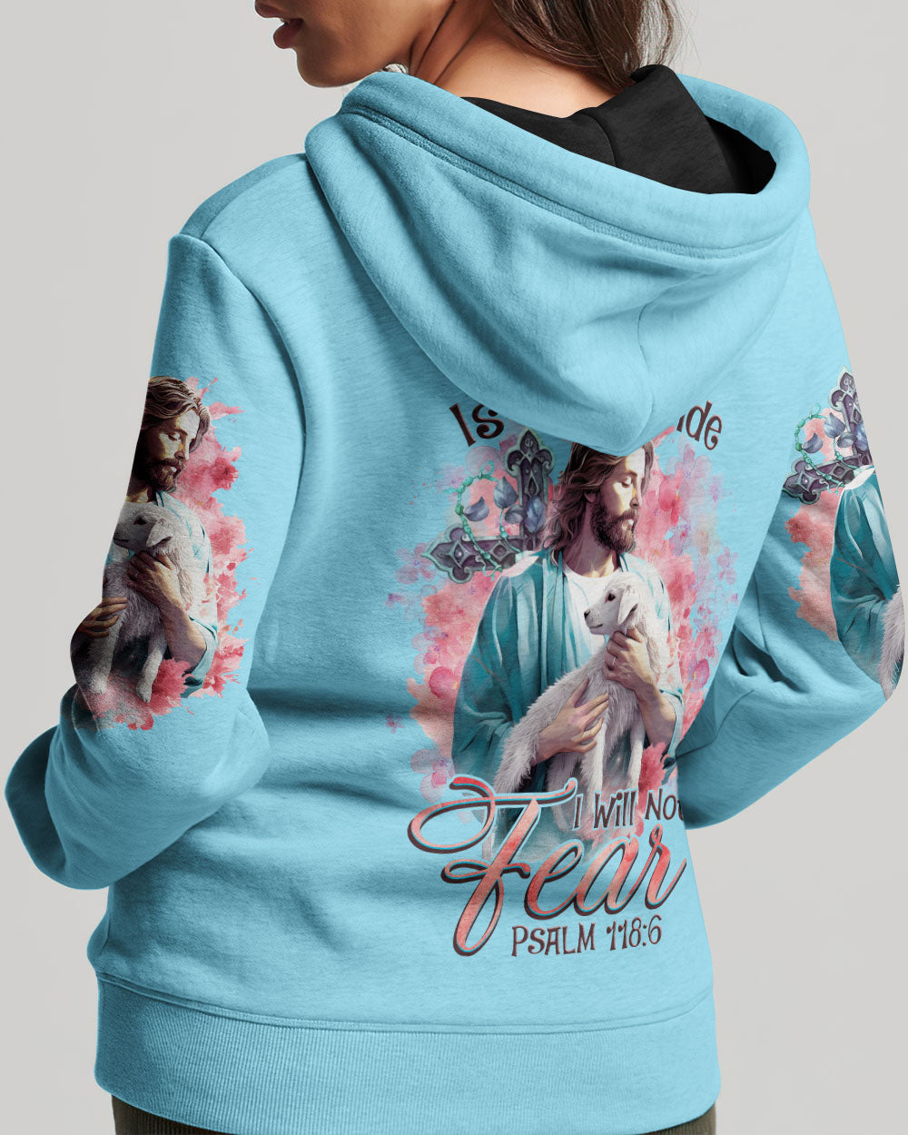 The Lord Is On My Side Lamb Women's All Over Print Shirt - Tlnz1909233