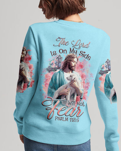 The Lord Is On My Side Lamb Women's All Over Print Shirt - Tlnz1909233