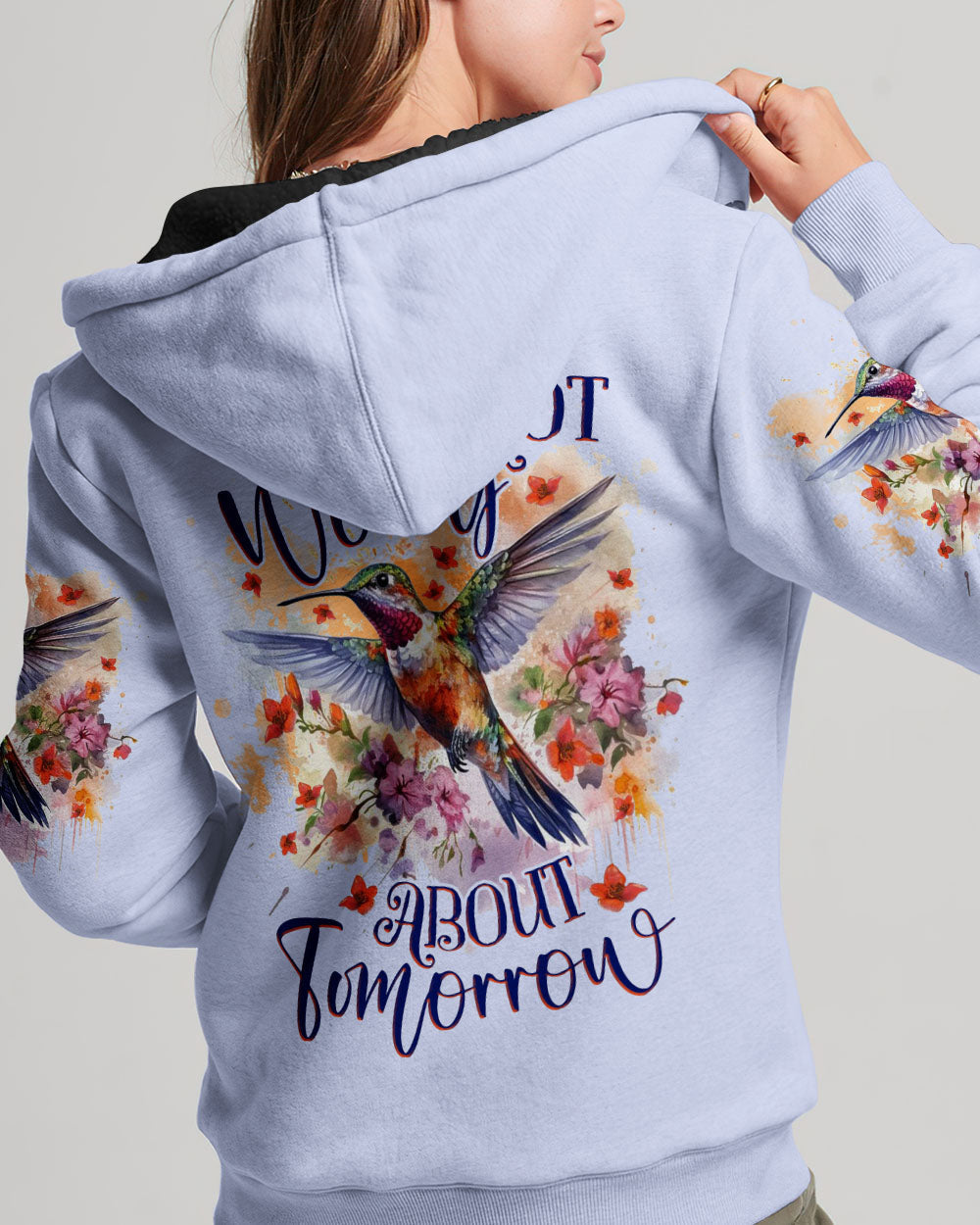 Do Not Worry About Tomorrow Hummingbird Women's All Over Print Shirt - Tlnz2408234