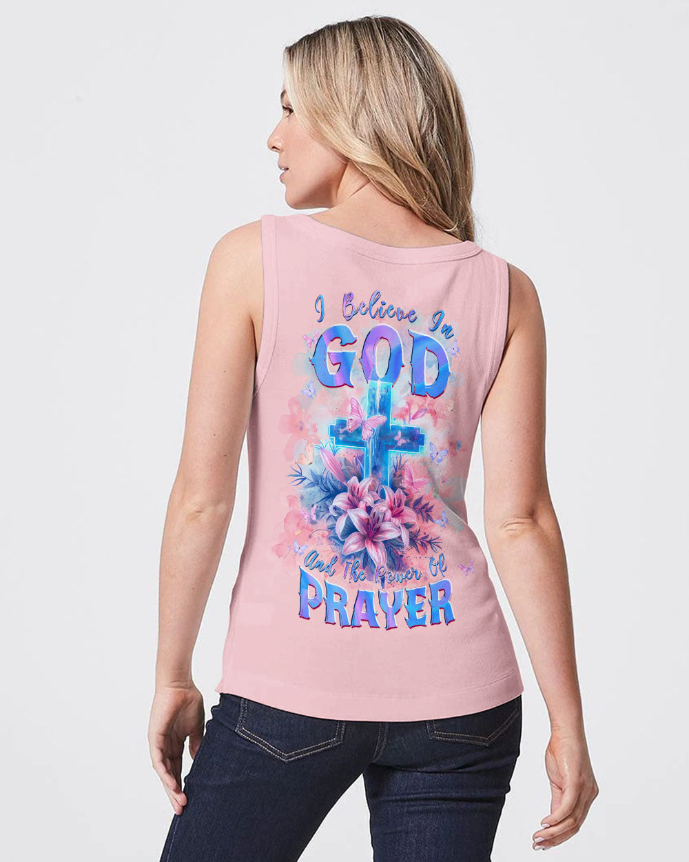 I Believe In God Lilies Women's All Over Print Shirt - Tlpq0803243