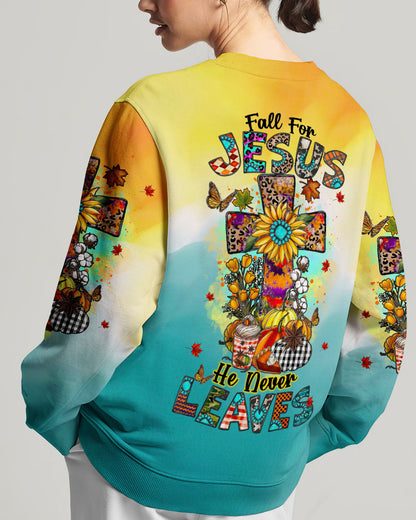 Fall For Jesus Autumn Women's All Over Print Shirt - Tltr0408231