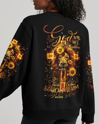 God Will Not Abandon Lion Women's All Over Print Shirt - Tltr1303243