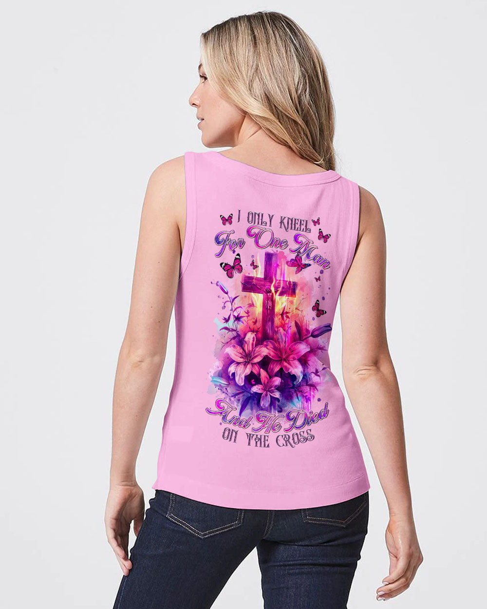 I Only Kneel For One Man Lilies Women's All Over Print Shirt - Tltr1803245