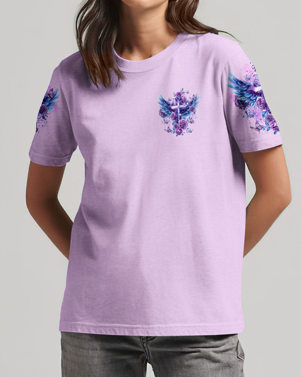 God Says You Are Cross Wings Women's All Over Print Shirt - Tltr2003244