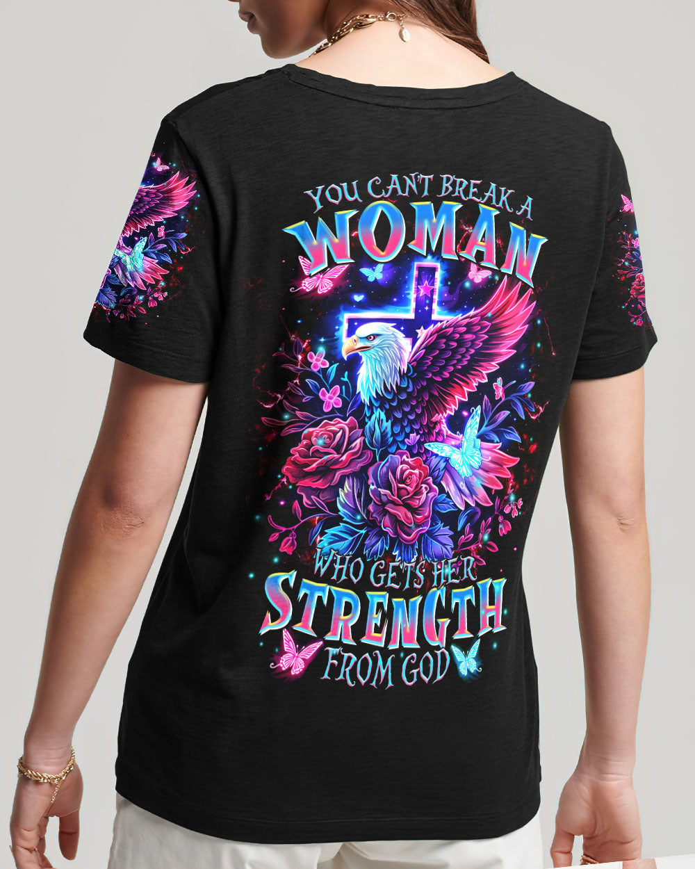 You Can't Break A Woman Women's All Over Print Shirt - Tltr2103243