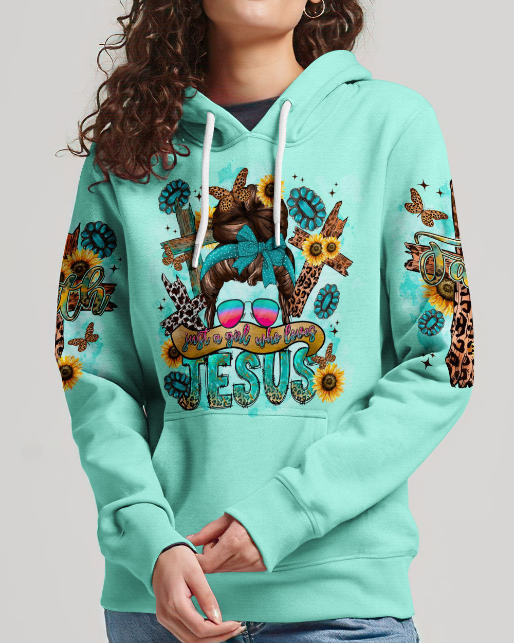 Just A Girl Who Loves Jesus Women's All Over Print Shirt - Tltr2209233