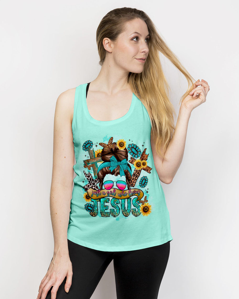 Just A Girl Who Loves Jesus Women's All Over Print Shirt - Tltr2209233