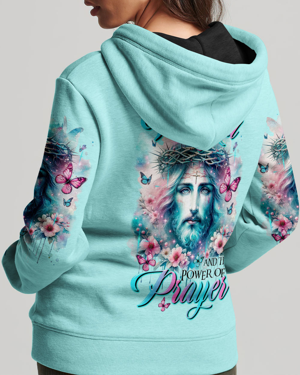 I Believe In God Floral Women's All Over Print Shirt - Tltr2511231