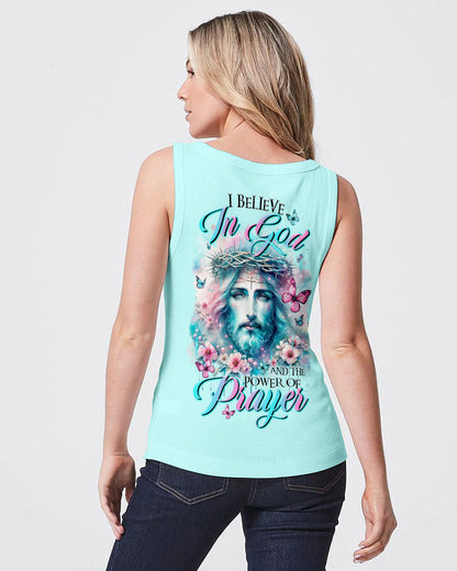 I Believe In God Floral Women's All Over Print Shirt - Tltr2511231