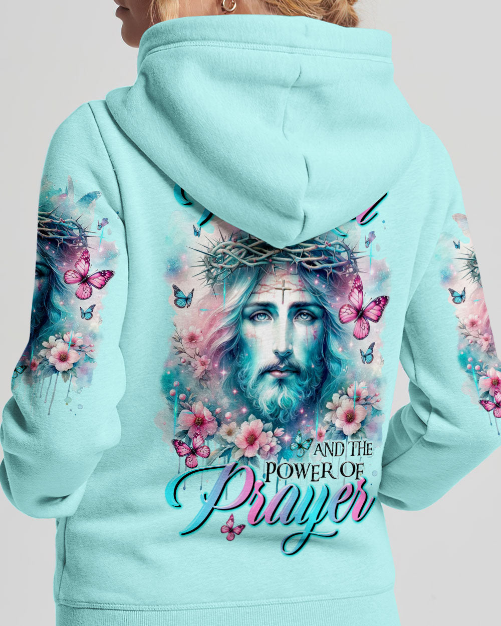 I Believe In God Floral Women's All Over Print Shirt - Tltr2511231