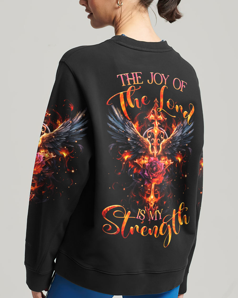 The Joy Of The Lord Fire Wings Women's All Over Print Shirt - Tltr2809233