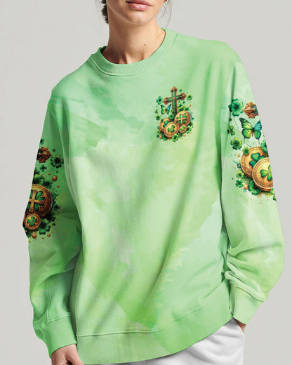 I Can Do All Things Cross Patrick's Day Women's All Over Print Shirt - Tltw0401242