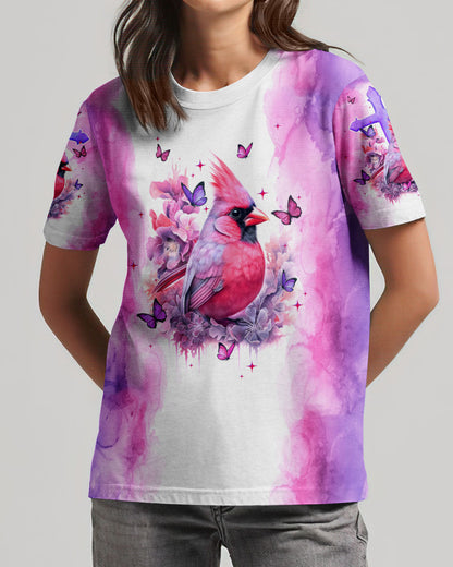 I Believe There Are Angels Among Us Cardinal Women's All Over Print Shirt - Tltw0408232