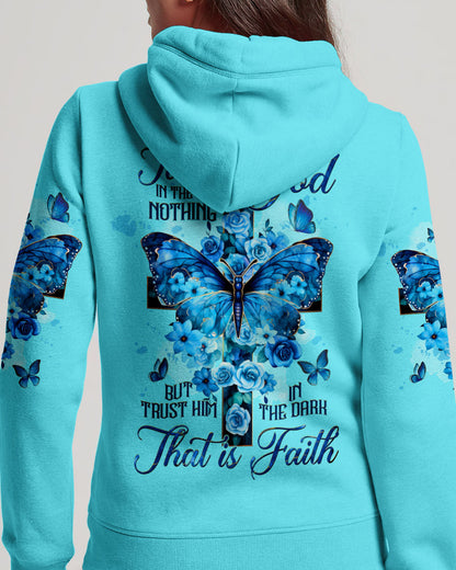 Trust Him In The Dark That Is Faith Women All Over Print Shirt - Tltw1208234