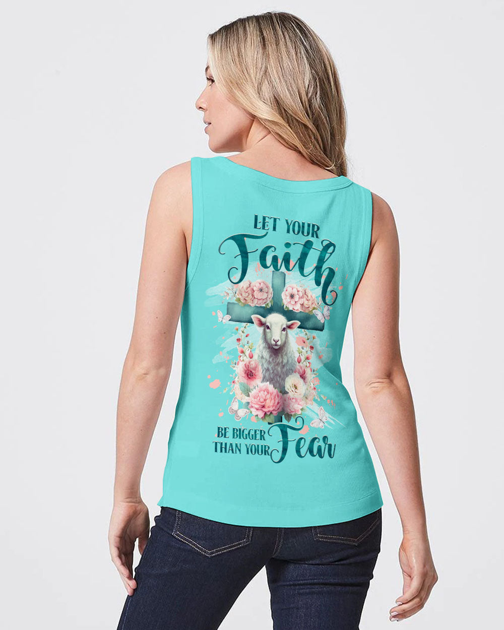 Let Your Faith Be Bigger Lamb Women's All Over Print Shirt - Tltw2109232