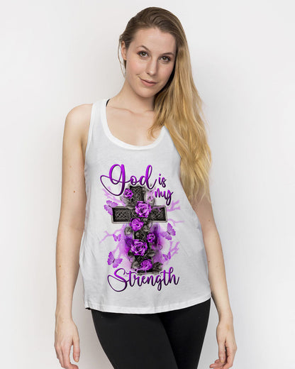 God Is My Strength Women's All Over Print Shirt - Tltw2309234