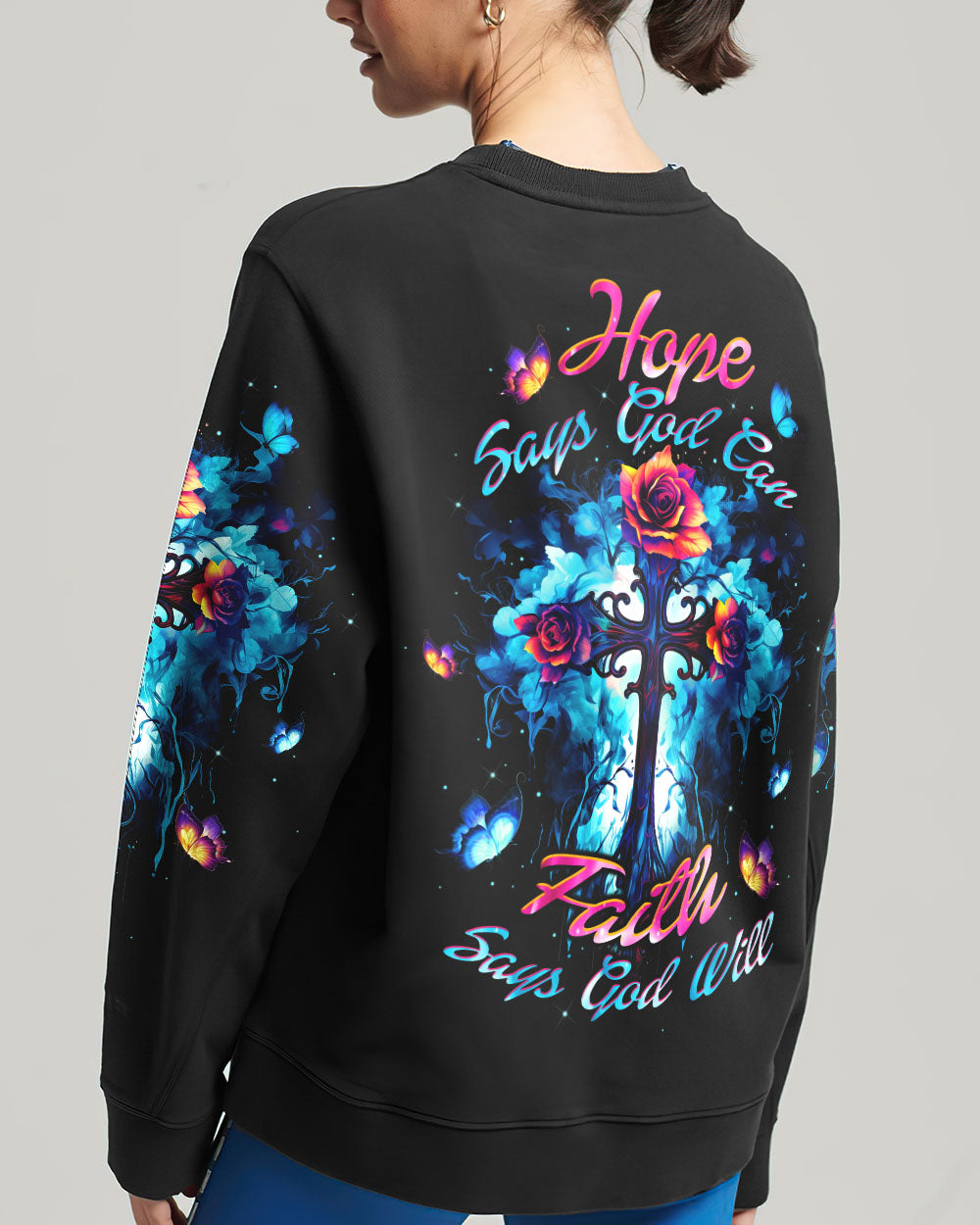 Hope Says God Can Women's All Over Print Shirt - Tltw2408231