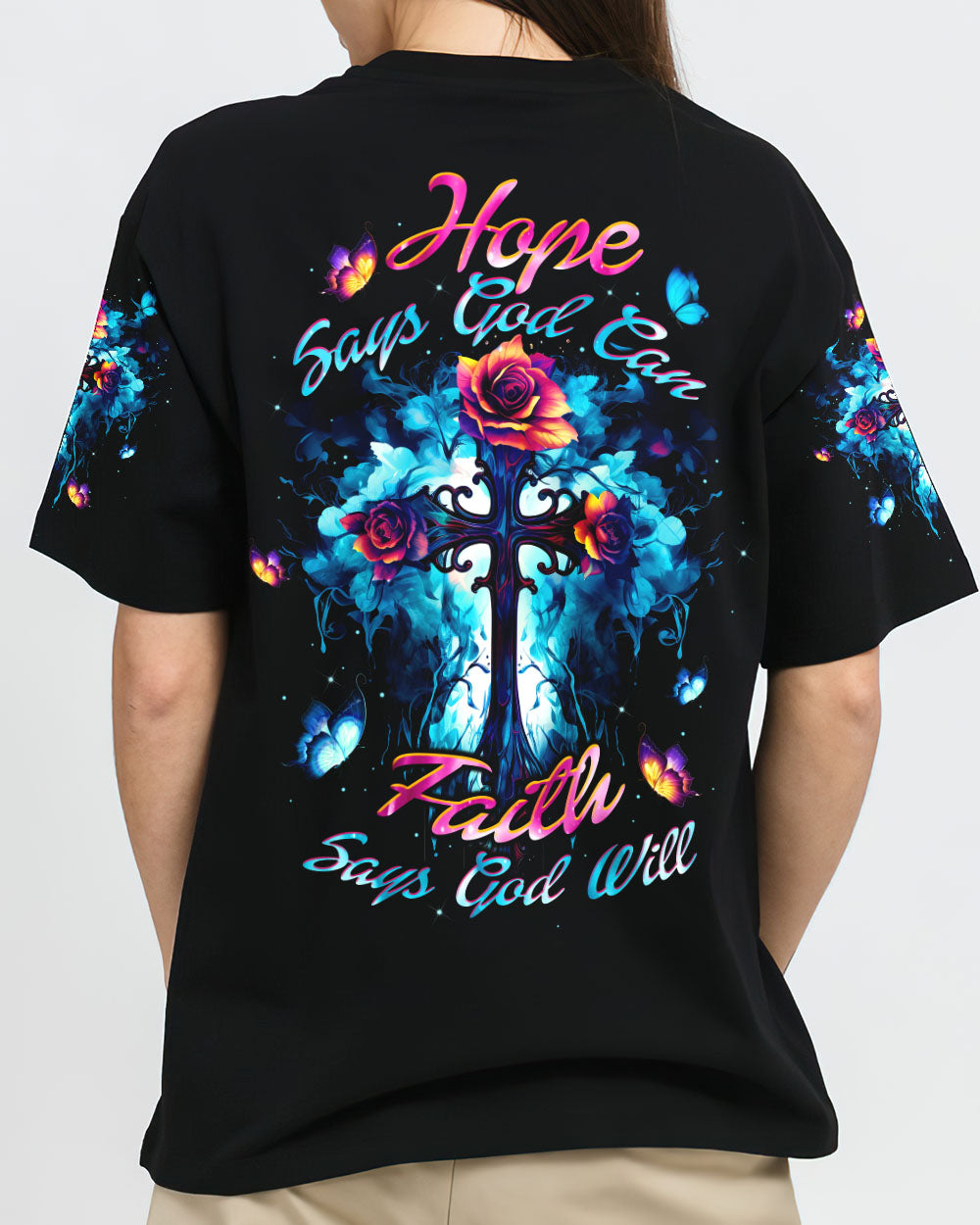 Hope Says God Can Women's All Over Print Shirt - Tltw2408231