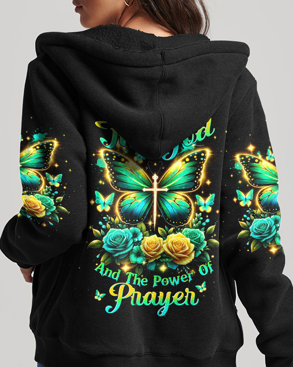 I Believe In God Butterfly Women's All Over Print Shirt - Tltw2501243