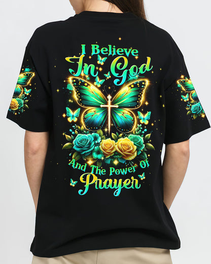 I Believe In God Butterfly Women's All Over Print Shirt - Tltw2501243