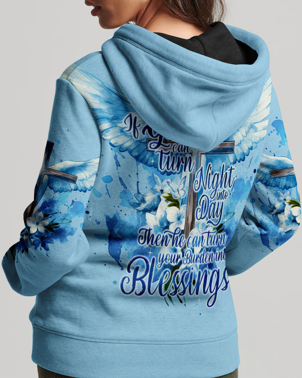 Turn Burden Into Blessings Women's All Over Print Shirt - Ty0709233