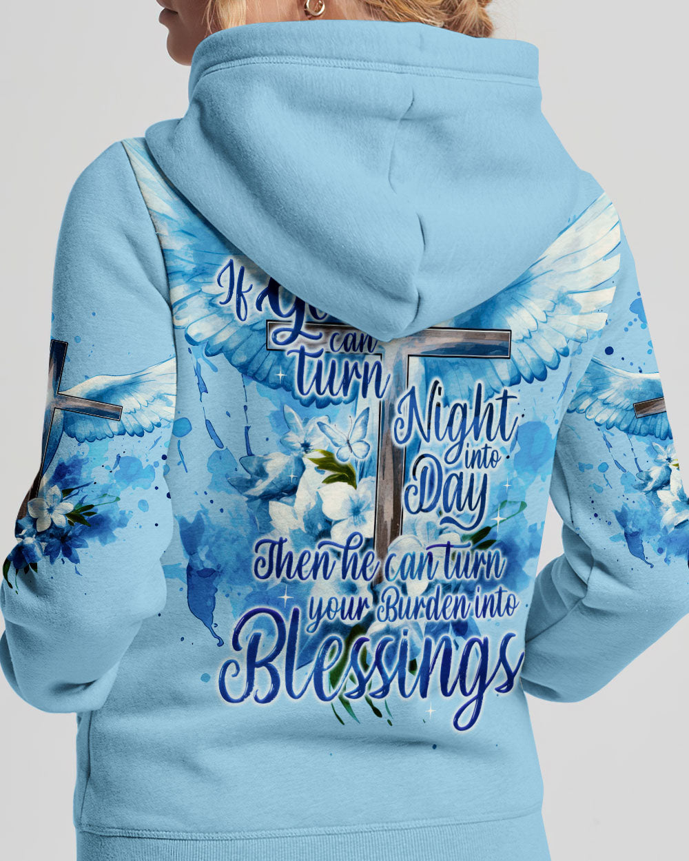 Turn Burden Into Blessings Women's All Over Print Shirt - Ty0709233