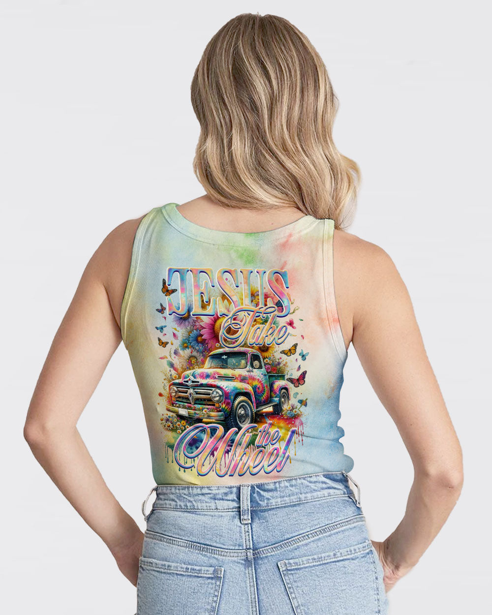 Jesus Take The Wheel Women's All Over Print Shirt - Ty1811232