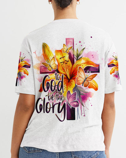 To God Be The Glory Women's All Over Print Shirt - Ty2009231