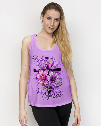 Believe In God Women's All Over Print Shirt - Ty2808232