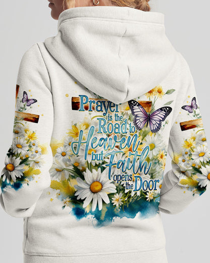 Prayer Is The Road To Heaven Women's All Over Print Shirt - Ty2809232