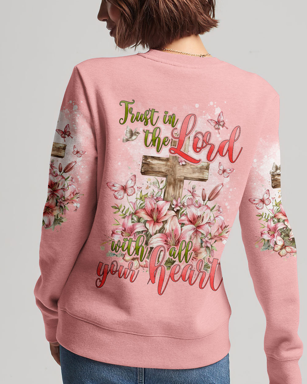 Trust In The Lord With All Your Heart Women's All Over Print Shirt - Tyhi2603241