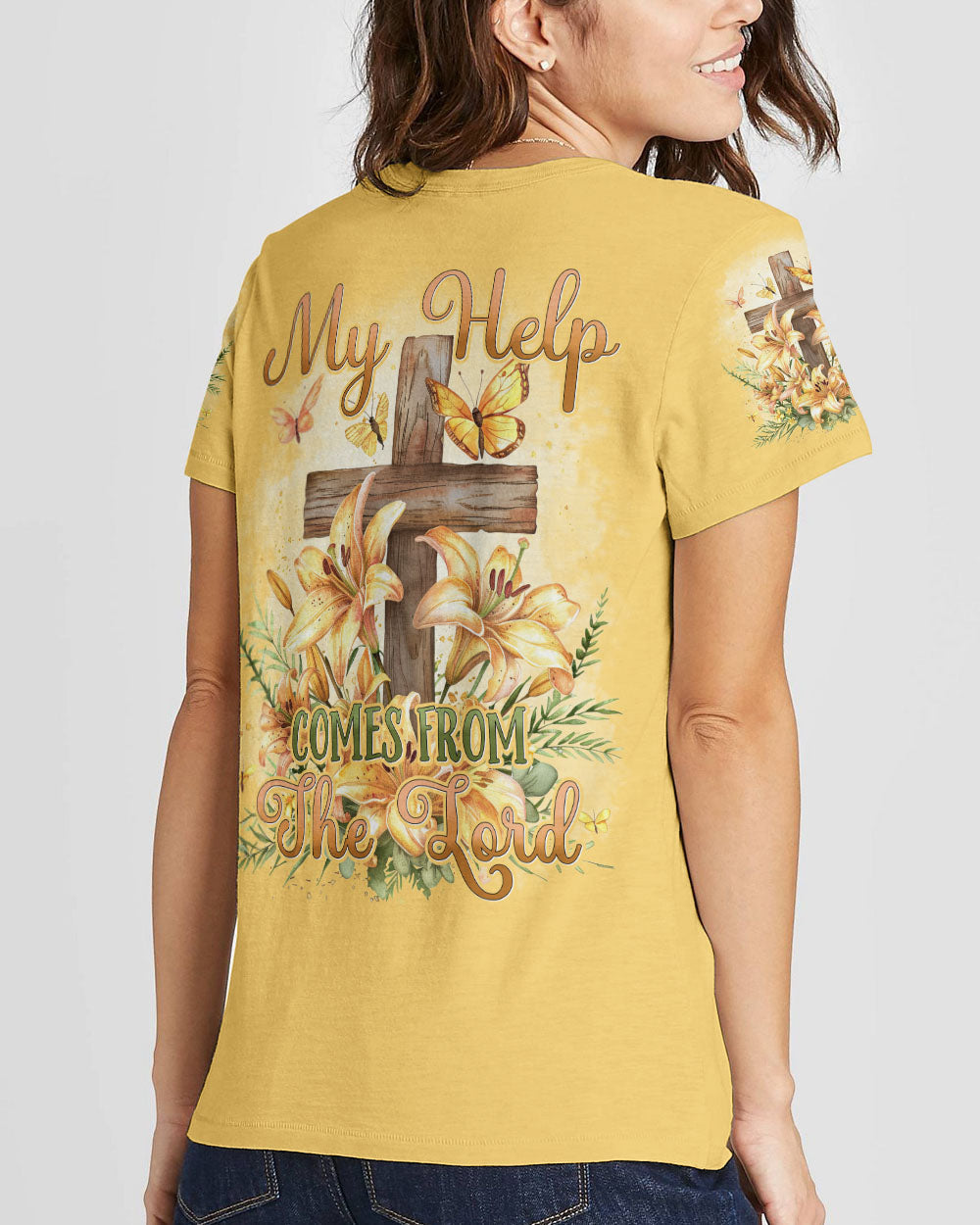 My Help Comes From The Lord Women's All Over Print Shirt - Tyhi2703242